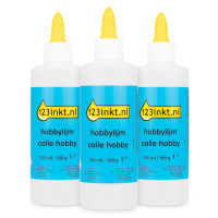 Aanbieding: 3x 123inkt hobbylijm flacon (200 ml)