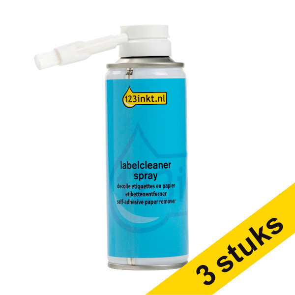 Aanbieding: 3x 123inkt labelcleaner spray (200 ml)  301980 - 1