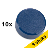 Aanbieding: 3x 123inkt magneten 20 mm blauw (10 stuks)