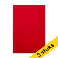 Aanbieding: 3x 123inkt magnetisch uitwisbaar vel rood (20 x 30 cm)