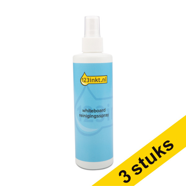 Aanbieding: 3x 123inkt whiteboard reinigingsspray (250 ml)  301587 - 1