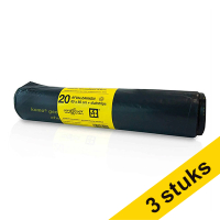 Aanbieding: 3x KOMO vuilniszakken met sluitstrip 60 liter (20 stuks)