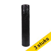 Aanbieding: 3x handwikkelfolie zwart 50 cm x 300 m