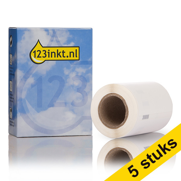 Aanbieding: 5x 123inkt LW650XL PRO 1976414 duurzame verzendetiketten  650809 - 1