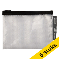 Aanbieding: 5x 123inkt Mesh-etui zwart (A6)