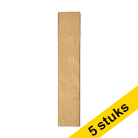 Aanbieding: 5x 123inkt crêpepapier 250 x 50 cm goud