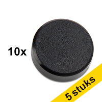 Aanbieding: 5x 123inkt magneten 30 mm zwart (10 stuks)