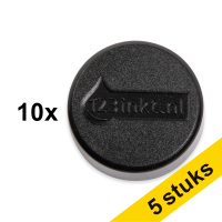 Aanbieding: 5x 123inkt magneten 30 mm zwart (10 stuks)