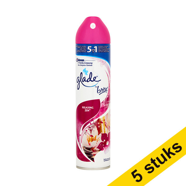 Aanbieding: 5x Glade Brise luchtverfrisser spray Relaxing Zen (300 ml)  SBR02010 - 1