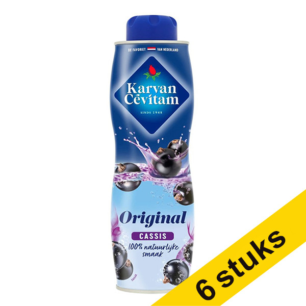 Aanbieding: 6x Karvan Cévitam siroop cassis (600 ml)  423689 - 1