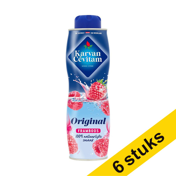 Aanbieding: 6x Karvan Cévitam siroop framboos (600 ml)  423686 - 1