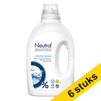 Aanbieding: 6x Neutral Wit wasmiddel vloeibaar 1 liter (20 wasbeurten)  SNE01021