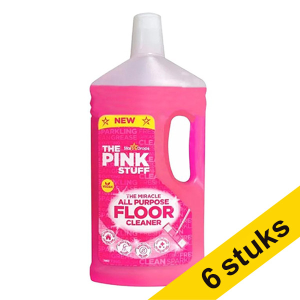 Aanbieding: 6x The Pink Stuff Floor Cleaner (1 liter)  SPI00022 - 1