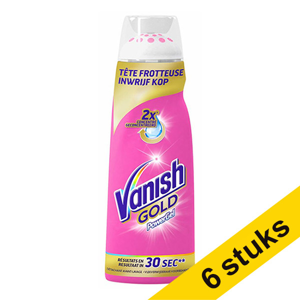 Aanbieding: 6x Vanish Powergel Gold vlekverwijderaar (200 ml)  SVA00077 - 1