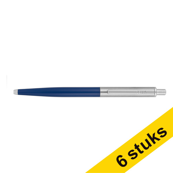 Aanbieding: 6x Zebra 901 balpen blauw  423805 - 1