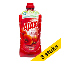 Aanbieding: 8x Ajax allesreiniger Rode Bloem (1000 ml)