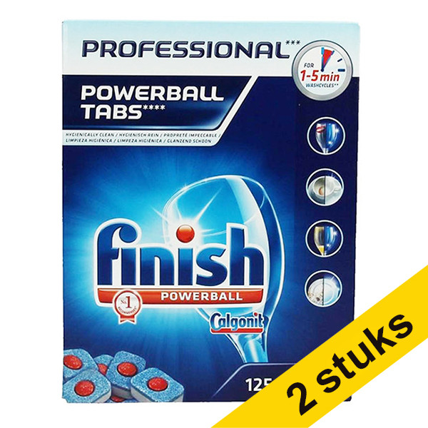 Aanbieding: Finish Powerball Professional vaatwastabletten (250 vaatwasbeurten)  SFI00040 - 1