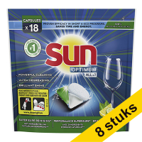 Aanbieding: Sun Optimum All-in 1 vaatwastabletten Citroen (144 vaatwasbeurten)