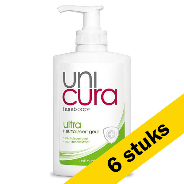 Aanbieding: 6x Unicura Ultra Handzeep (250 Ml) 123inkt.nl