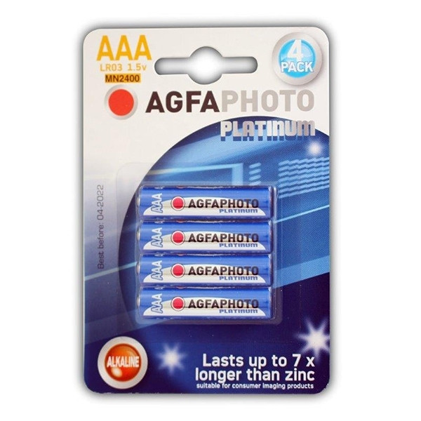 Agfaphoto Micro AAA batterij 4 stuks 110-802572 290000 - 1