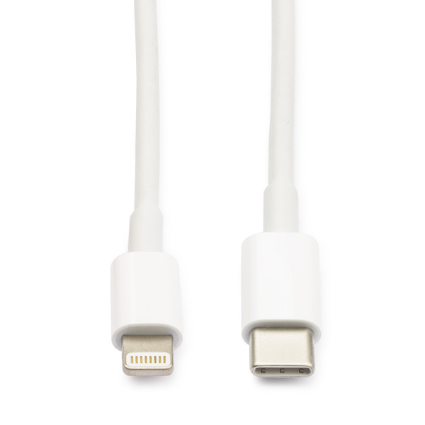 Apple iPhone Lightning oplaadkabel USB-C wit (1 meter) MQGJ2ZM/A A010221004 - 1