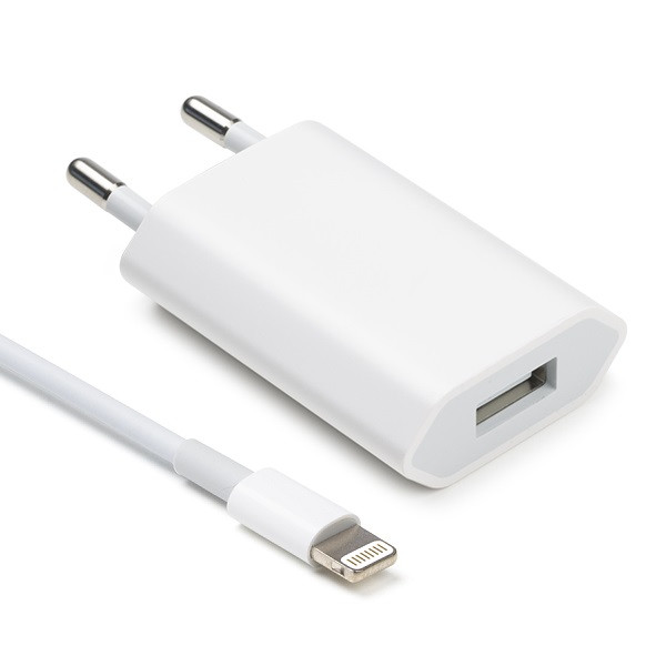 huiswerk opschorten krassen iPhone oplader Apple 1 poort (USB A, 5W, Lightning kabel) Apple 123inkt.nl