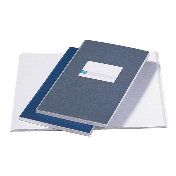 Atlanta notitieboek  165 x 210 mm gelinieerd 80 vel blauw 2101224600 203072 - 1