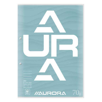Aurora cursusblok A4 geruit 4 x 8 mm 70 grams blauw (100 vel) D102CDC/BL 330111