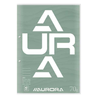 Aurora cursusblok A4 geruit 4 x 8 mm 70 grams groen (100 vel) D102CDC/G 330110