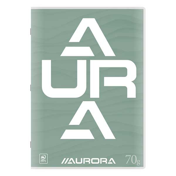 Aurora gelinieerd schrift A4 groen 36 vel 36LT/G 330100 - 1