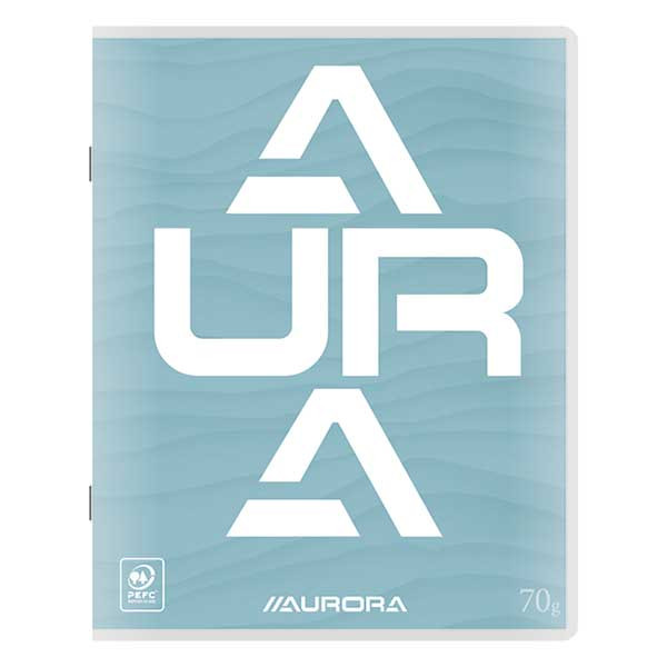 Aurora geruit schrift 165 x 210 mm blauw 36 vel (5 mm) 136LQ5/B 330097 - 1