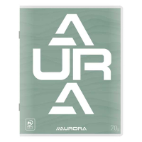 Aurora geruit schrift 165 x 210 mm groen 36 vel (5 mm) 136LQ5/G 330096