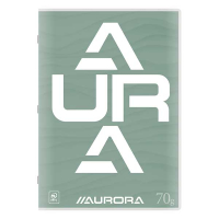Aurora geruit schrift A4 groen 36 vel (10 mm) 36LQ10/G 330104