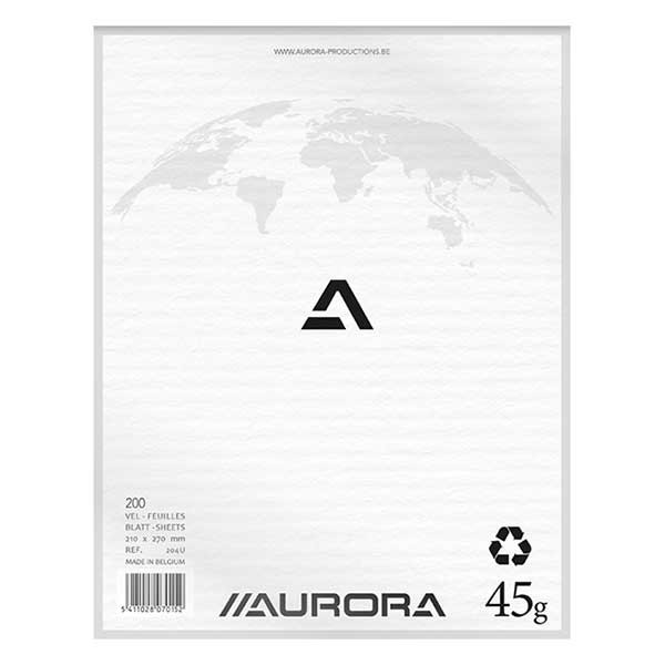 Aurora kladblok 210 x 270 mm 200 vel blanco 204U 330053 - 1