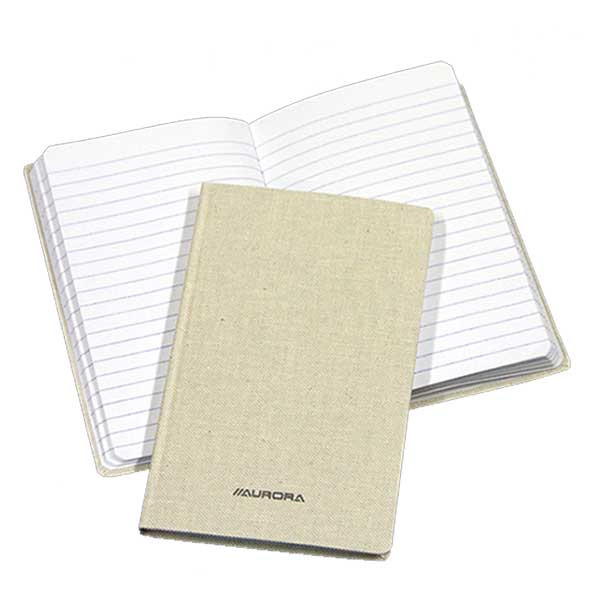 Aurora notitieboek 105 x 165 mm gelinieerd 96 vel grijs 966GT 330061 - 1