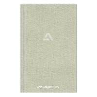 Aurora notitieboek 125 x 195 mm geruit 96 vel grijs (5 mm) 1396SQ5 330063