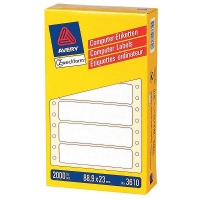 Avery Zweckform 3610 computeretiketten 1 baan 88,9 x 23 mm (2000 etiketten) 3610 212392