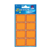 Avery Zweckform 3702A diepvriesetiketten 28 x 36 mm oranje (40 etiketten) 3702A 212530