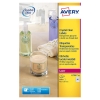 Avery Zweckform L7781-25 crystal clear etiketten 45,7 x 25,4 mm (1000 etiketten)