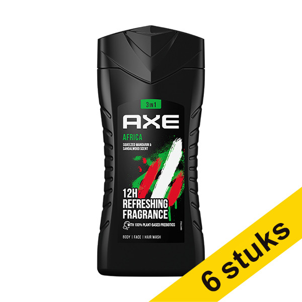 Axe Aanbieding: 6x Axe Africa douchegel (250 ml)  SAX00159 - 1