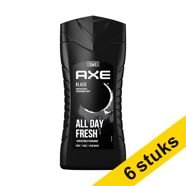 Axe Aanbieding: 6x Axe Black douchegel (250 ml)  SAX00163 - 1