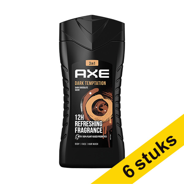 Axe Aanbieding: 6x Axe Dark Temptation douchegel (250 ml)  SAX00165 - 1