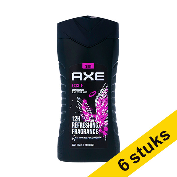 Axe Aanbieding: 6x Axe Excite douchegel (250 ml)  SAX00166 - 1