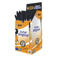 BIC Cristal balpen zwart (50 stuks) 8373639 224610