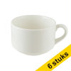 Banquet koffiekopje stapelbaar Off white 180cc (6 stuks)