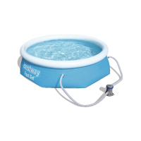 Bestway opblaasbaar zwembad Fast Set inclusief filterpomp Ø244cm ↨66cm 57268 SBE00007