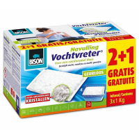 Bison Vochtvreter® Navulzak Geurloos Doos (3 x 1 kg) 6313576 SBI00151