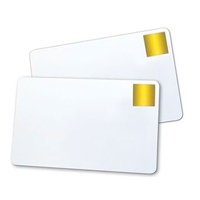 Brady Magicard CR80 pvc kaarten wit met gouden HoloPatch-zegel (500 stuks) 322002 145003