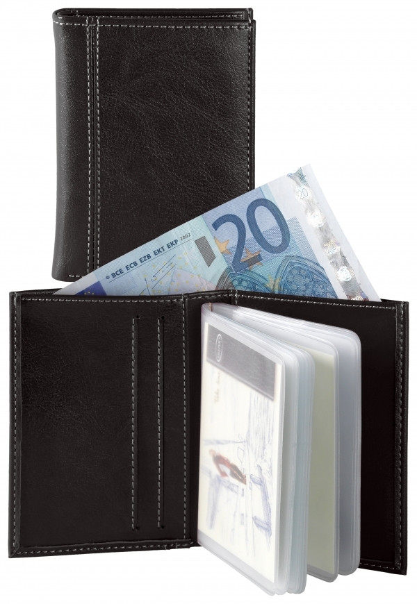 Brepols Palermo portemonnee zwart voor 20 pasjes 3.851.3306.01.0.0 400388 - 1