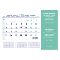 Brepols muismat kalender 2025 (4-talig) 1.841.9900.00.0.0 261418